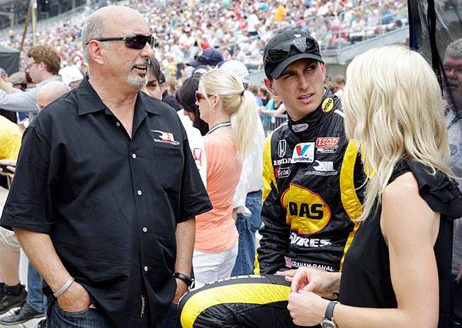 Driving for his father, Bobby (left), Graham Rahal has the ability to make a run from deep in the field.